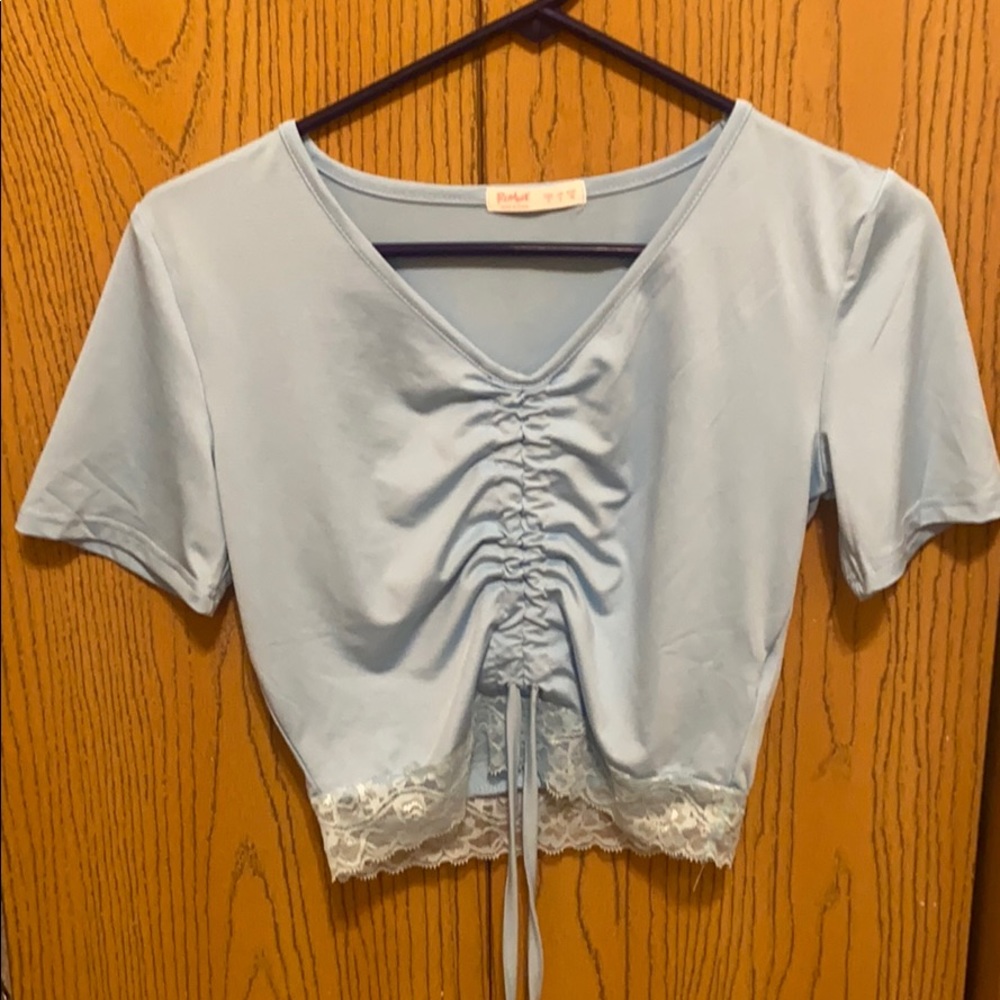 Polyester crop top